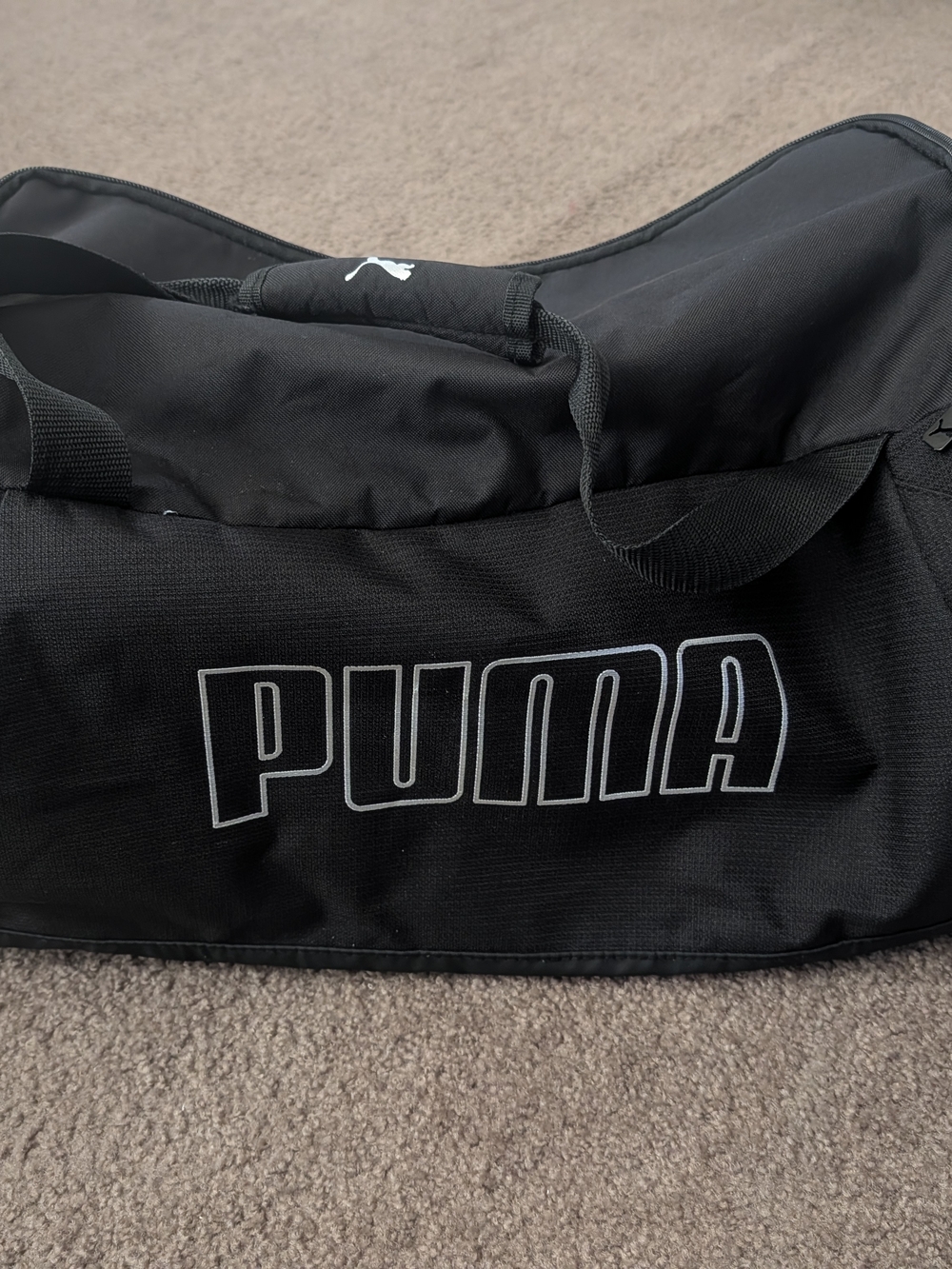 PUMA Black Men's Duffle Bag - Sporty Carryall